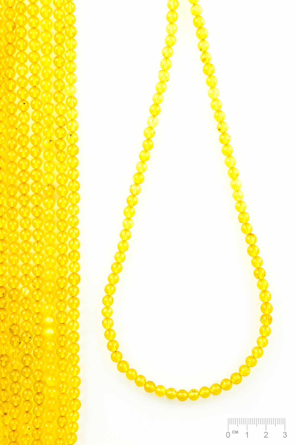 Rang Ambre citron transparente & opaqe Mix boule