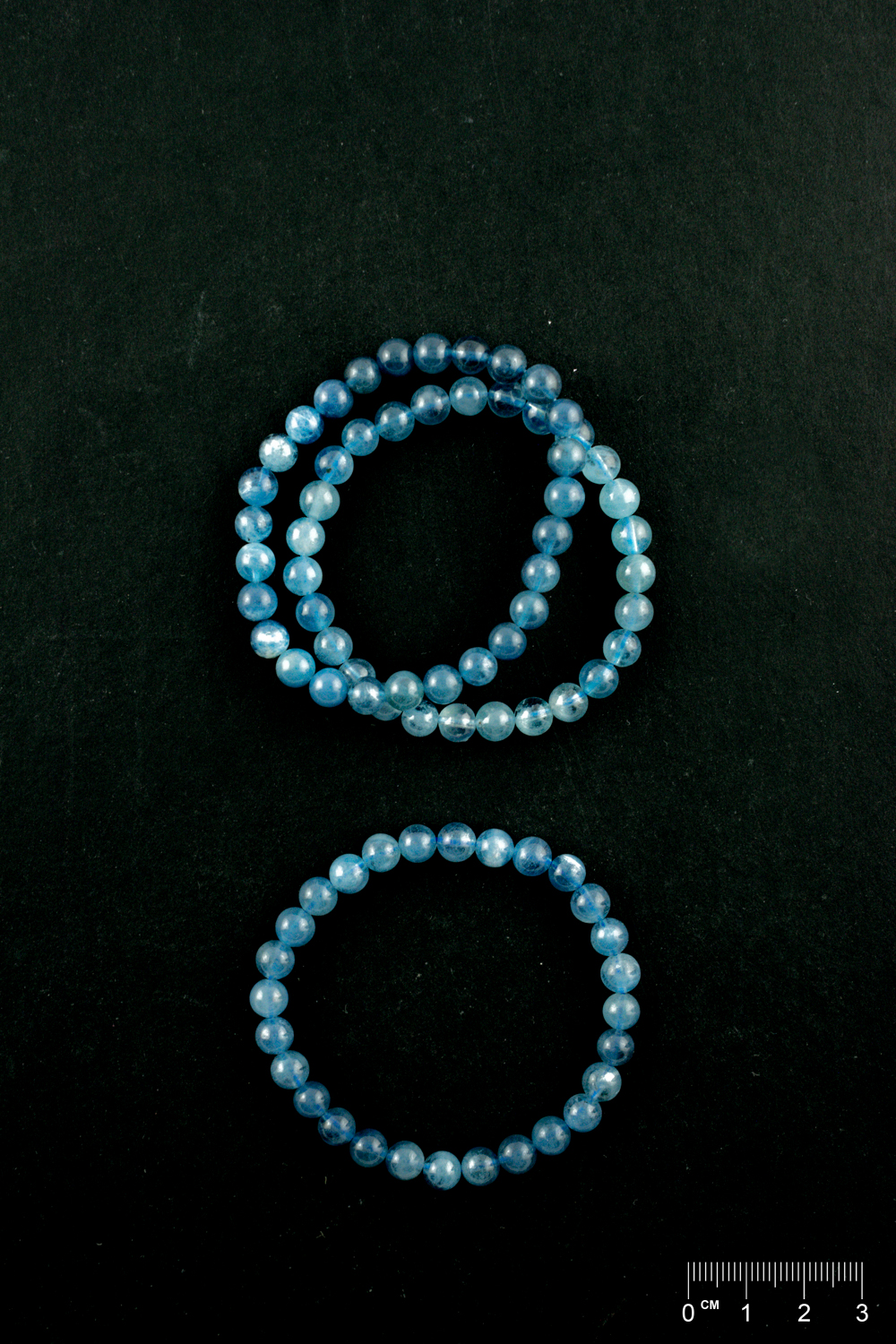 Bracelet Aigue-marine (part. traité) boule