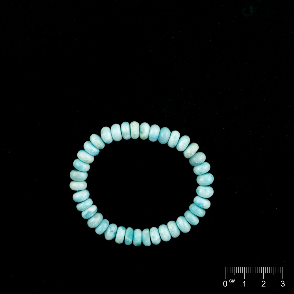 Armband Larimar Rondellen