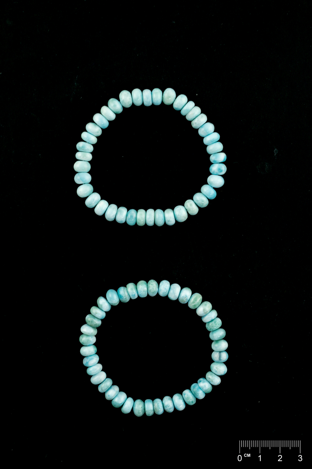 Bracelet Larimar rondelles