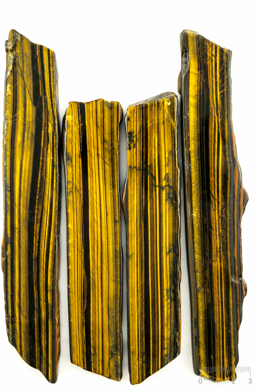 Platte Tigerauge, Form unregelmässig ca. 17-22x4cm