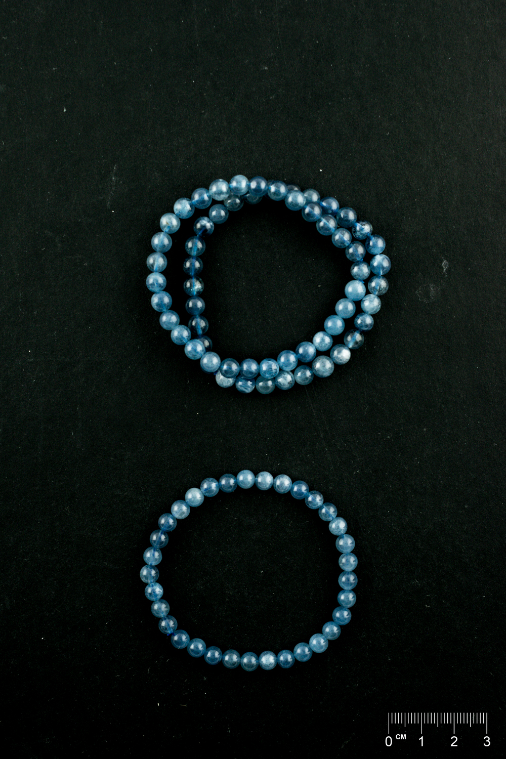 Bracelet Aigue-marine (part. traité) boule