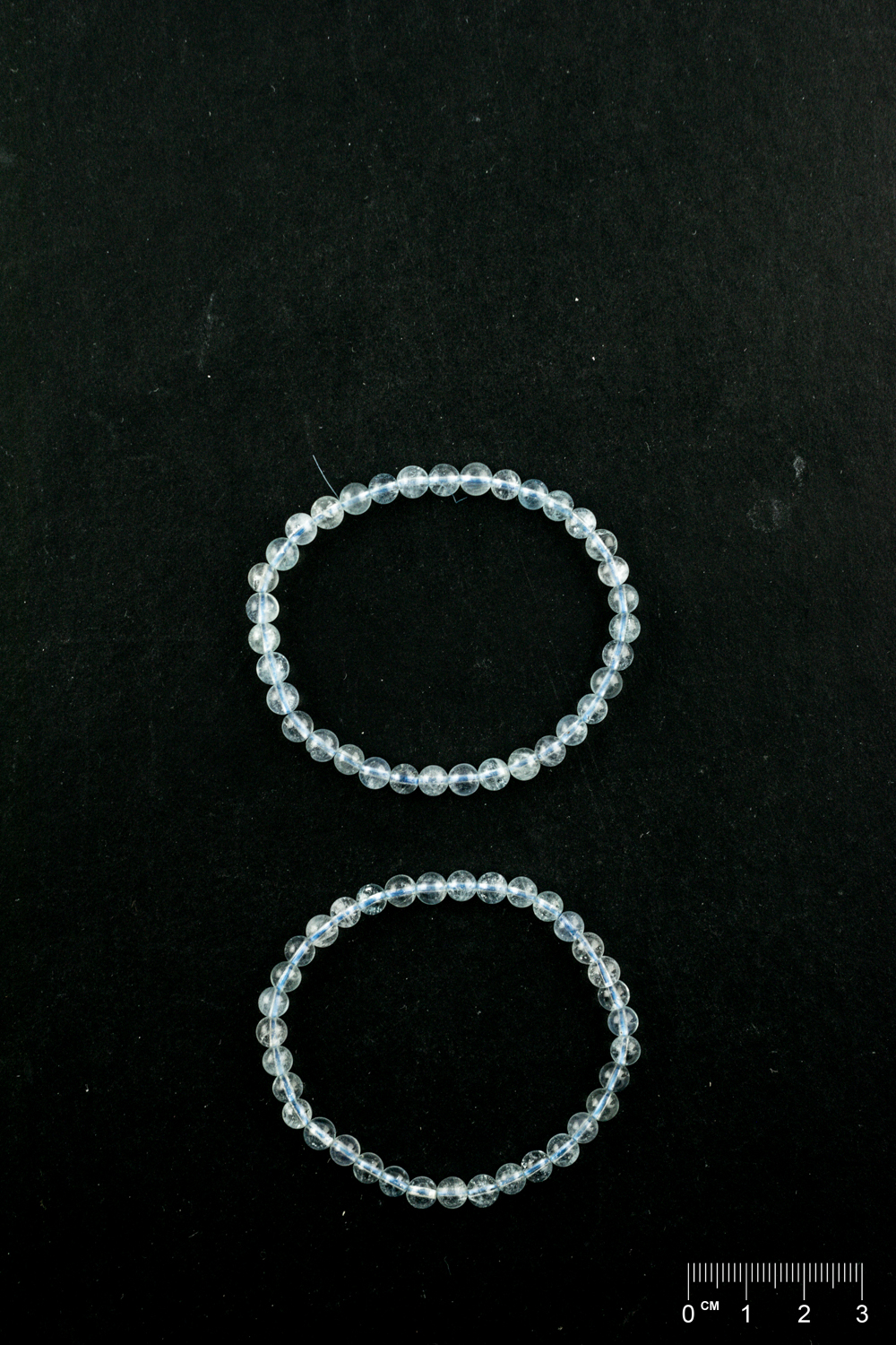 Bracelet Aigue-marine (part. traité) boule