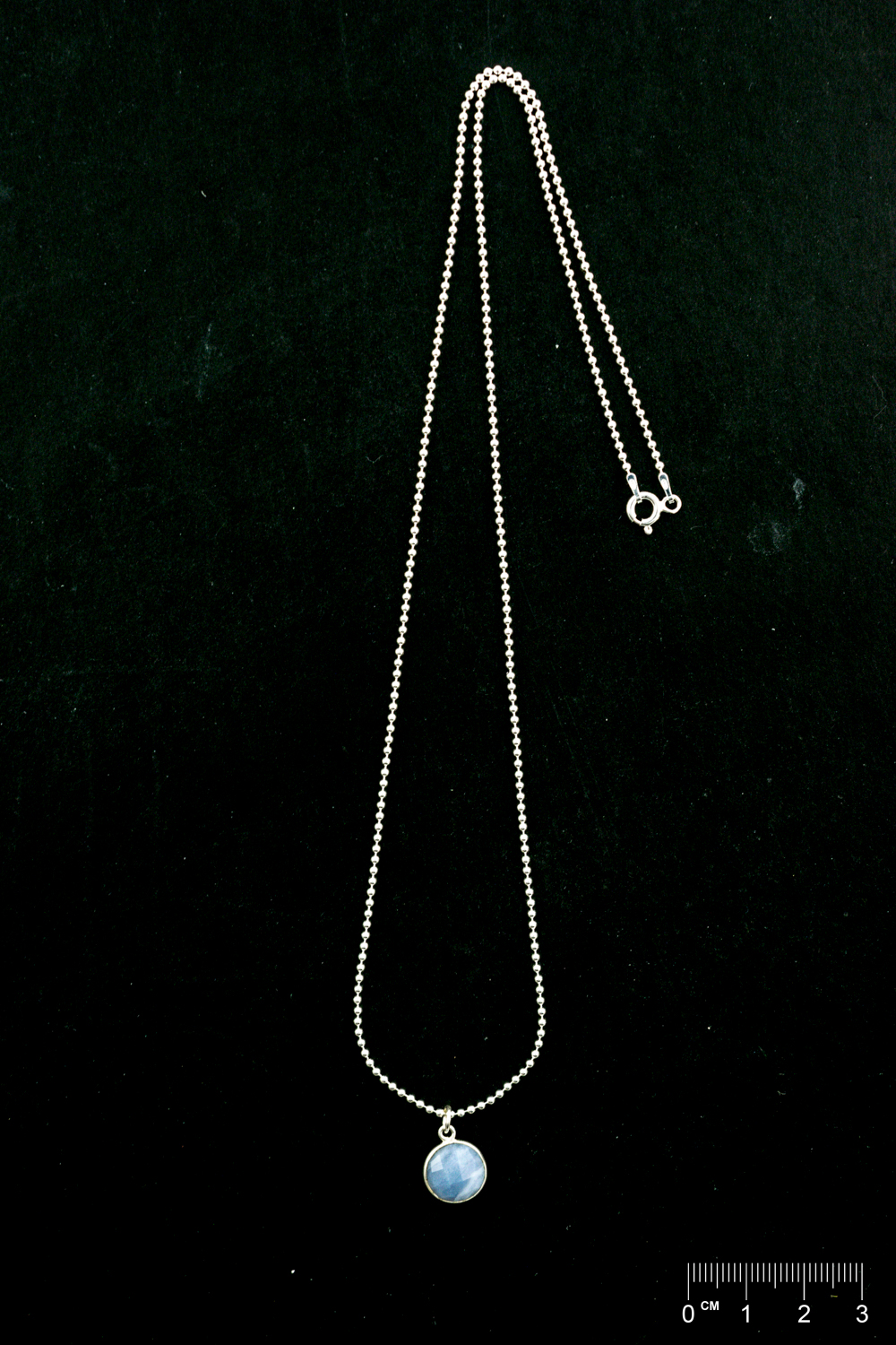 Pièce en argent 925 chaîne boule 1.6mm/55cm,