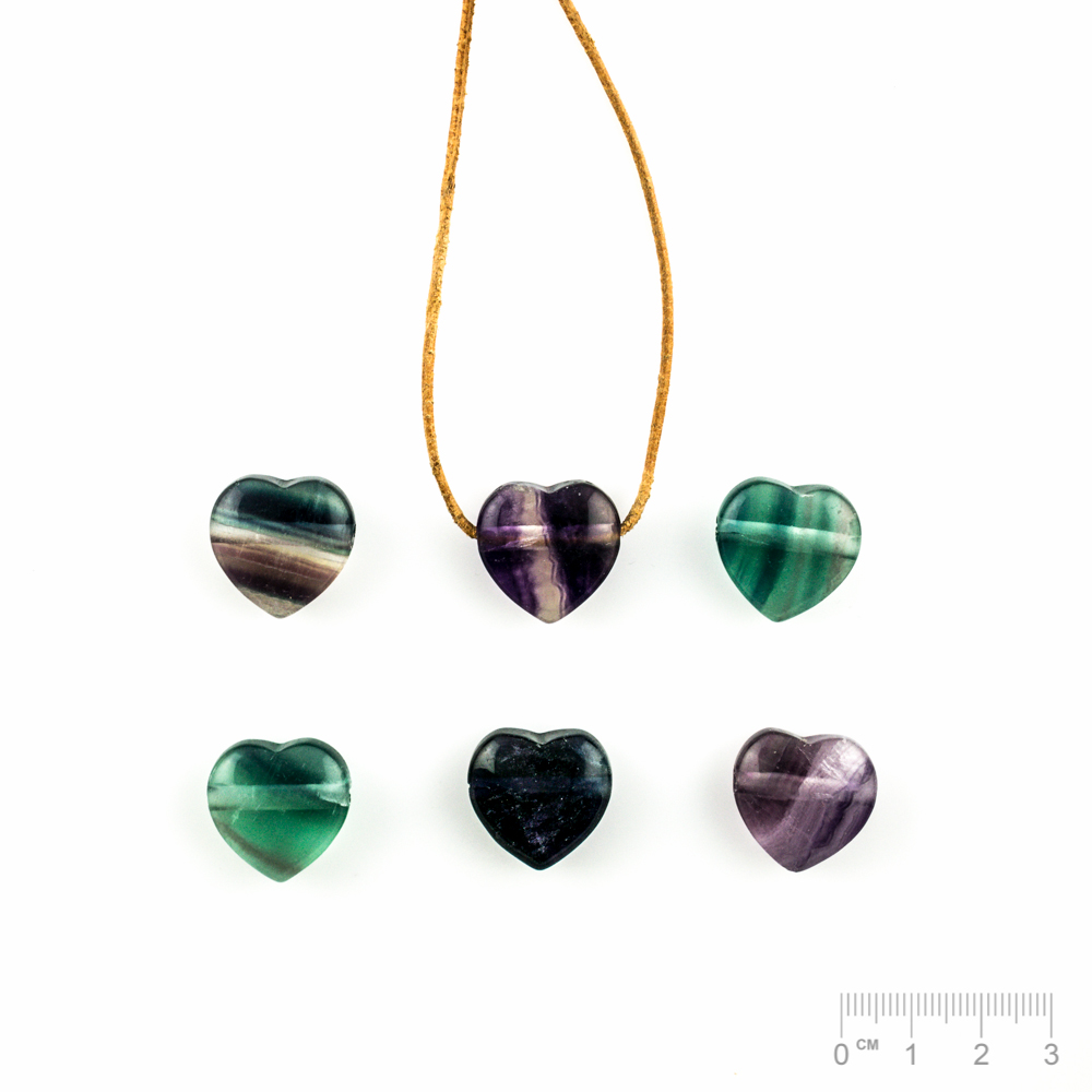 Pendentif Fluorite cœur