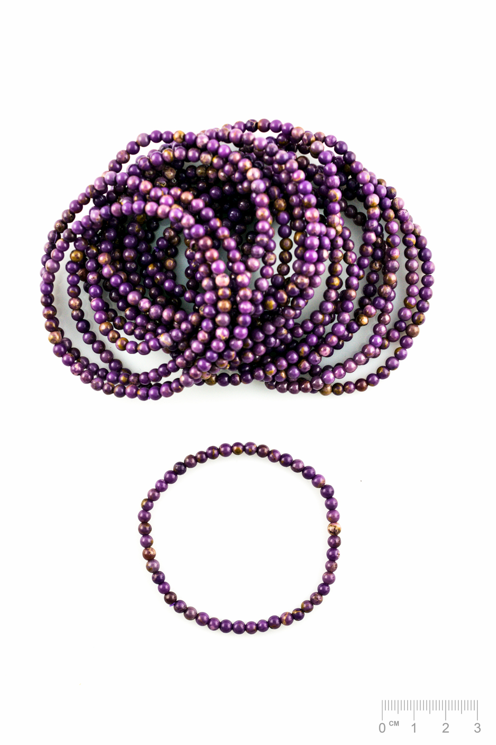 Bracelet Phosphosidérite Pérou (part. traité) boule