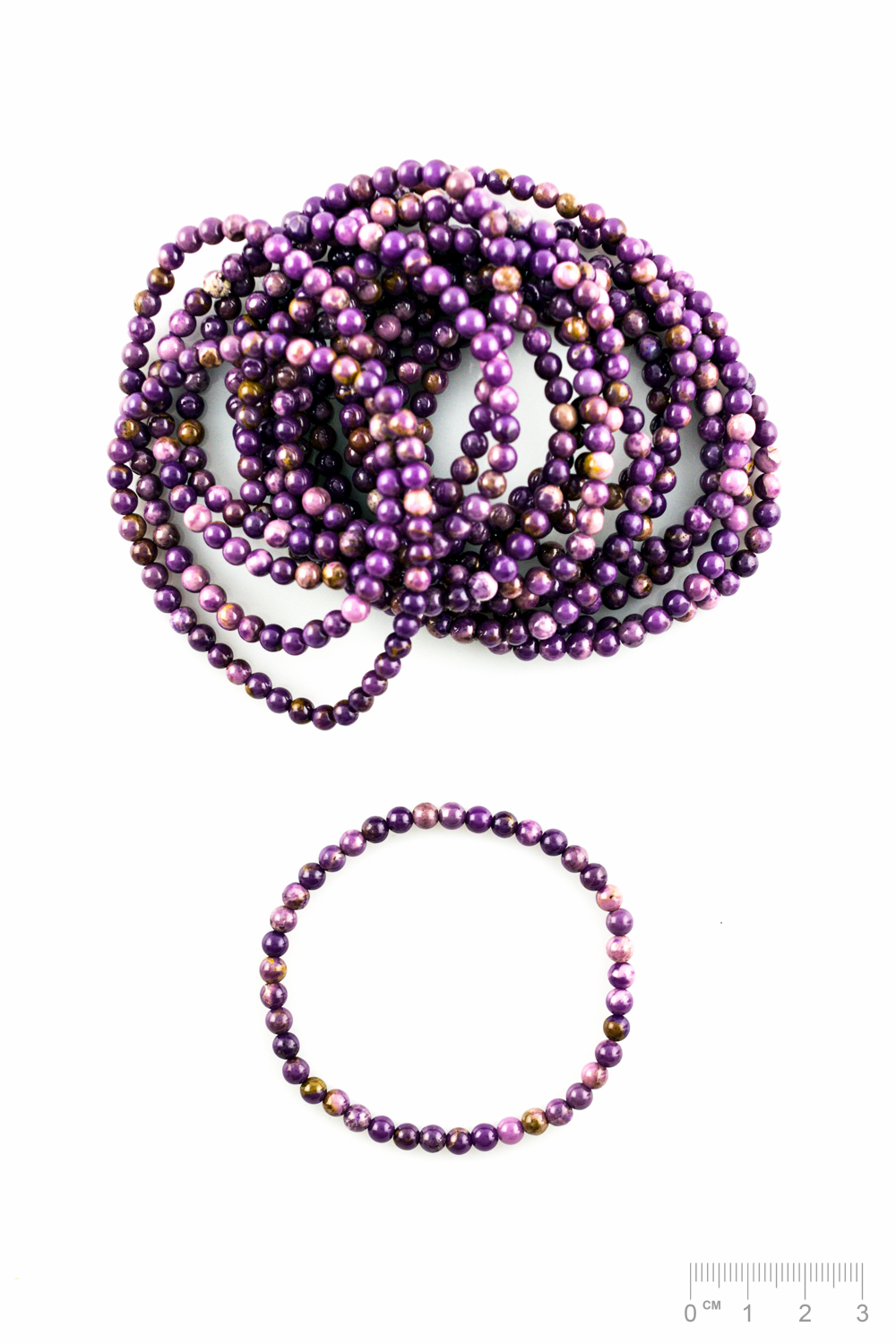 Bracelet Phosphosidérite Pérou (part. traité) boule