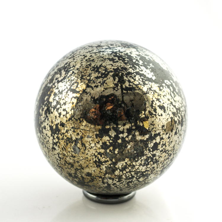 Boule Pyrite avec Ardoise