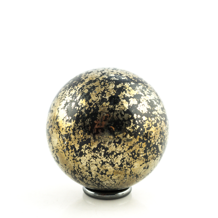 Boule Pyrite avec Ardoise