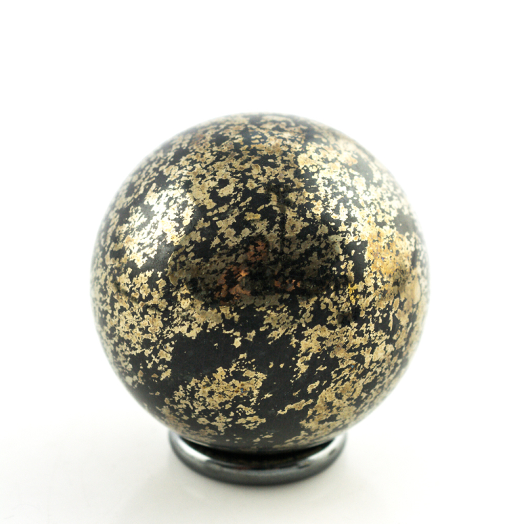 Boule Pyrite avec Ardoise