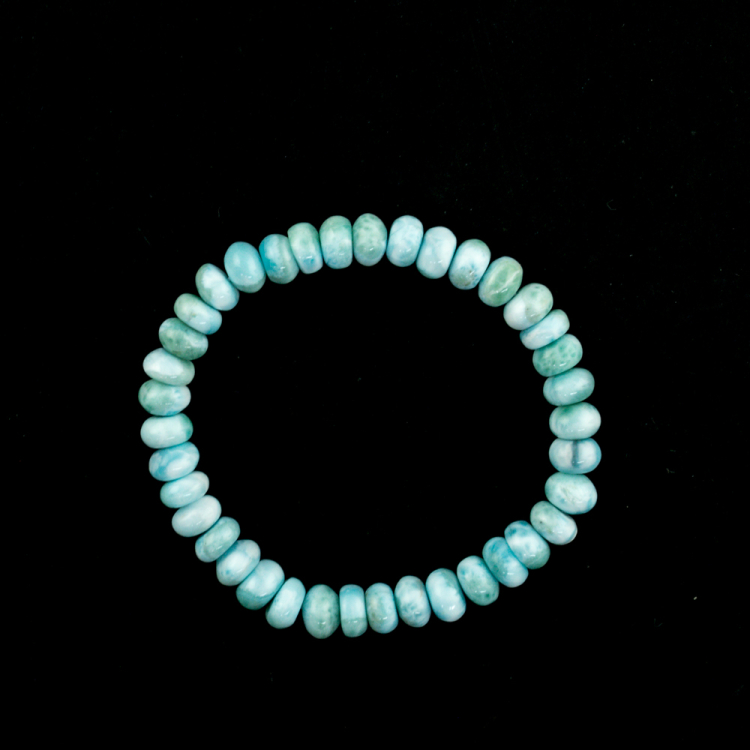 Armband Larimar Rondellen