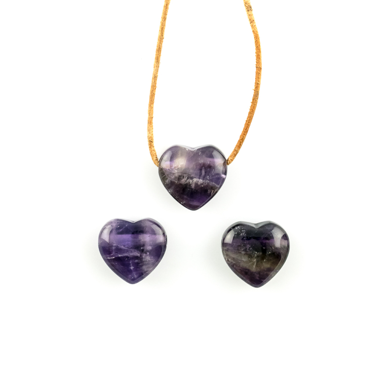 Anhänger Amethyst Herz