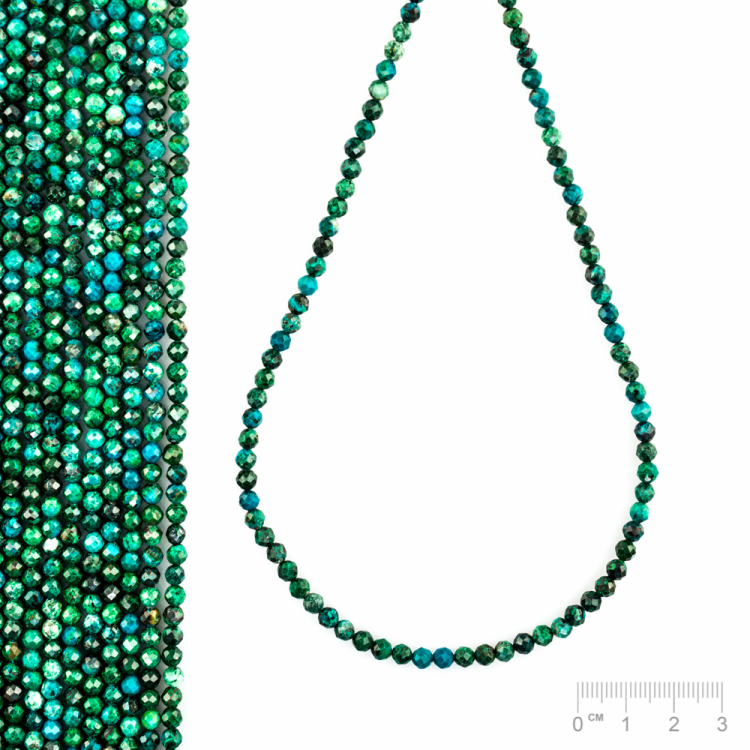 Rang Chrysocolle boule <strong>facetté</strong>